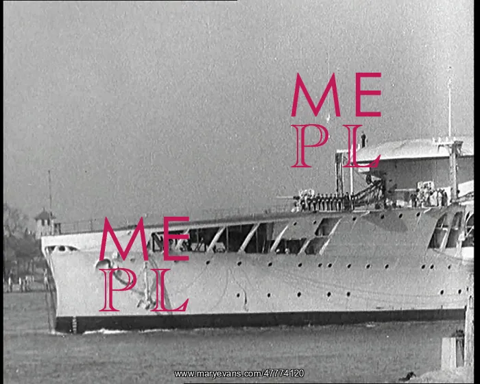 : Britain's First Great Aircraft Carrier Being : Britain's First Great Aircraft Carrier Being
