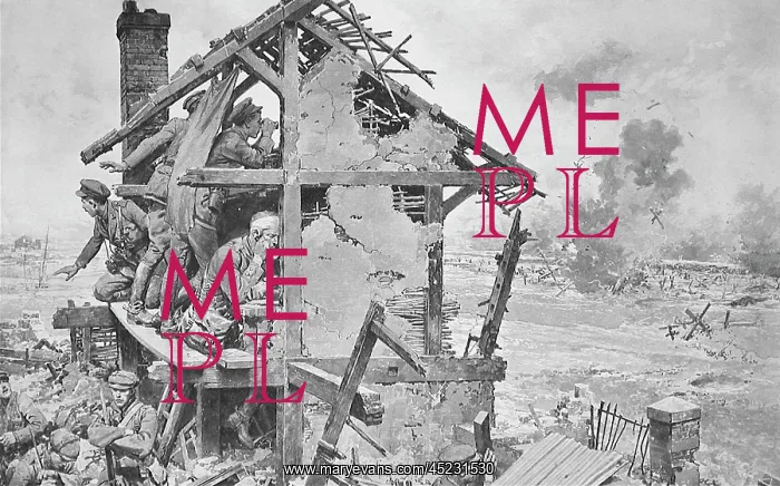 : In a British advanced observation post : In a British advanced observation post