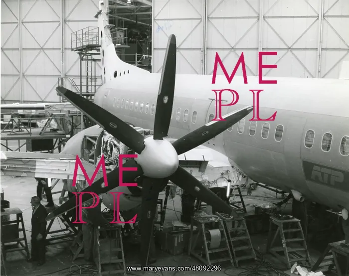 : British Aerospace ATP is towed into Final Assembly hangar : British Aerospace ATP is towed into Final Assembly hangar