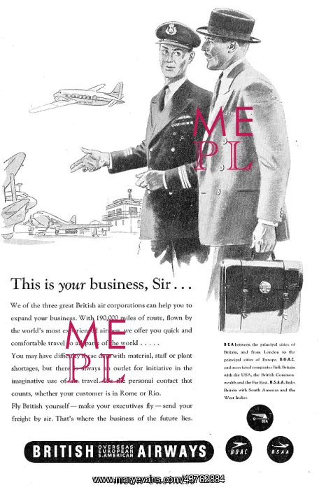 : British Airways - BEA BOAC BSAA : British Airways - BEA BOAC BSAA