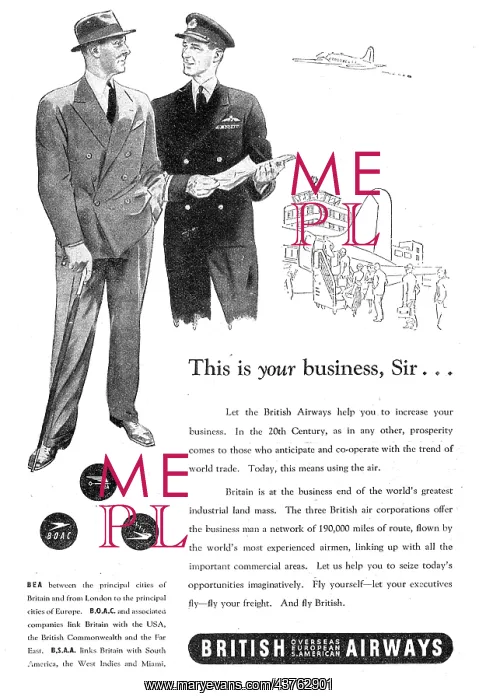 : British Airways - BEA BOAC BSAA : British Airways - BEA BOAC BSAA