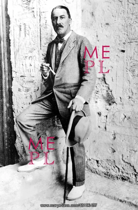 : British archaeologist Howard Carter in Luxor : British archaeologist Howard Carter in Luxor
