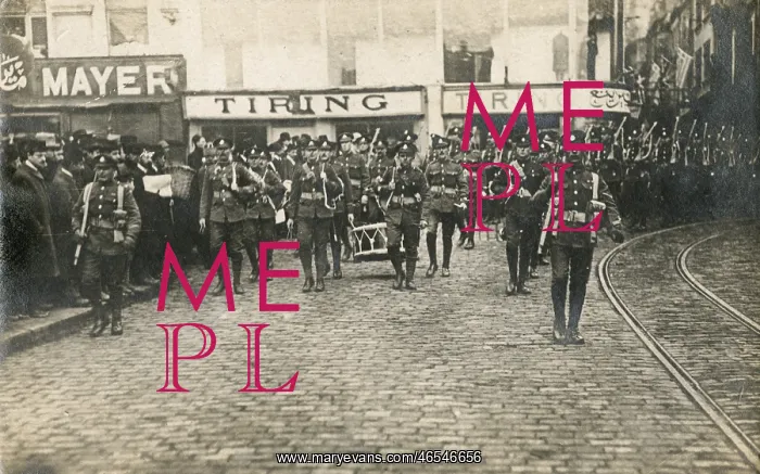 : British arrival in Pera, Istanbul, Turkey : British arrival in Pera, Istanbul, Turkey