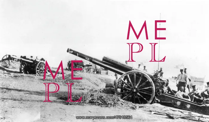  : British artillery WWI