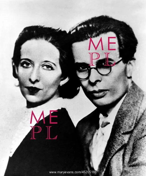 : British author Aldous Huxley and his 2nd ? : British author Aldous Huxley and his 2nd ?