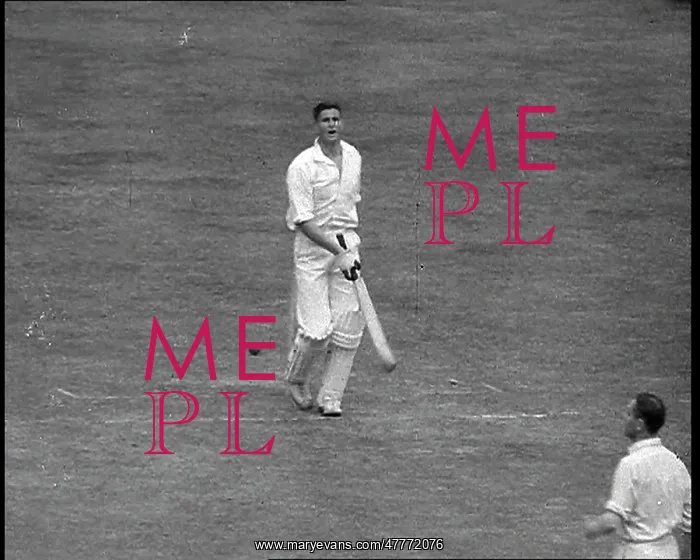 : British Batsman Swinging For A Ball : British Batsman Swinging For A Ball