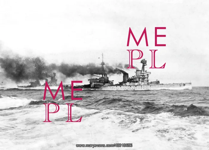 : British battlecruisers HMS Indomitable and Inflexible, WW1 : British battlecruisers HMS Indomitable and Inflexible, WW1
