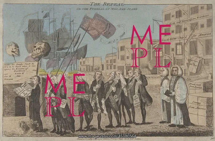 : British cartoon, The Repeal, or the Funeral : British cartoon, The Repeal, or the Funeral