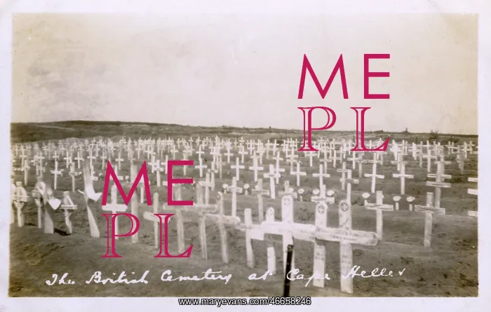  : The British Cemetery at Cape Helles, Dardanelles