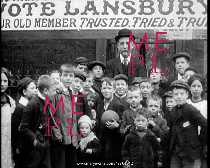 : British Children Gathering Around British Member : British Children Gathering Around British Member