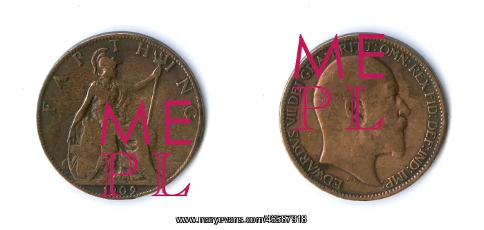 : British coin, Edward VII farthing : British coin, Edward VII farthing