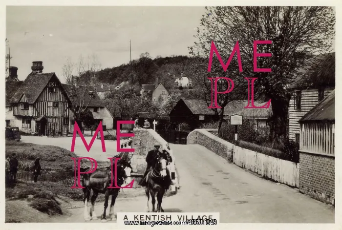 : British Countryside - The Bridge at Eynsford, Kent : British Countryside - The Bridge at Eynsford, Kent