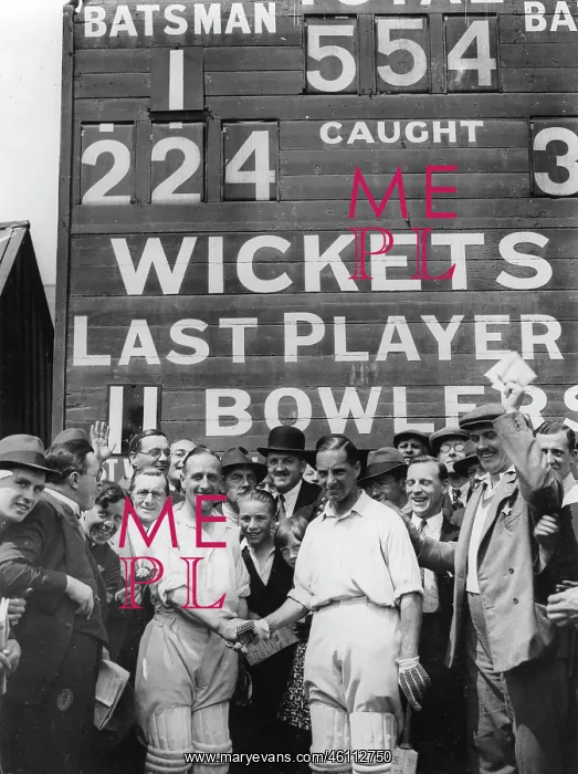 : The British cricketer Percy Holmes and : The British cricketer Percy Holmes and