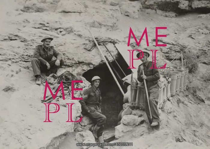 : British defenders of the Tobruk garrison find : British defenders of the Tobruk garrison find