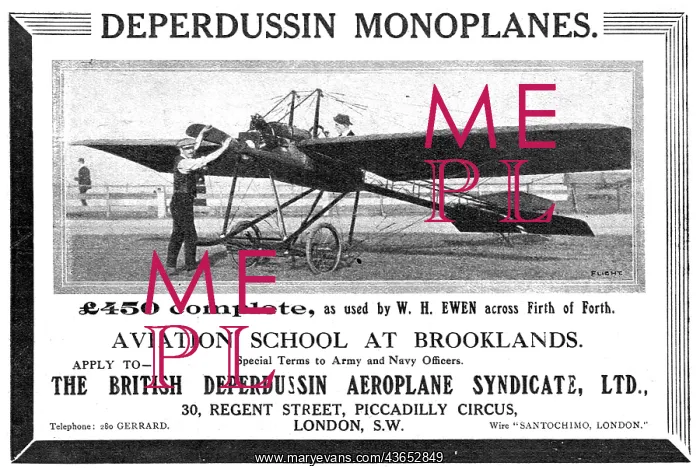 : British Deperdussin Monoplane : British Deperdussin Monoplane