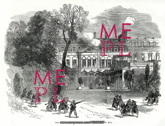: The British Embassy at Paris; Paris Commune 1871 : The British Embassy at Paris; Paris Commune 1871