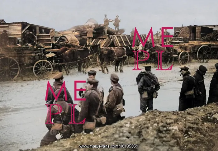 : British engineering dump, Western Front, WW1 : British engineering dump, Western Front, WW1