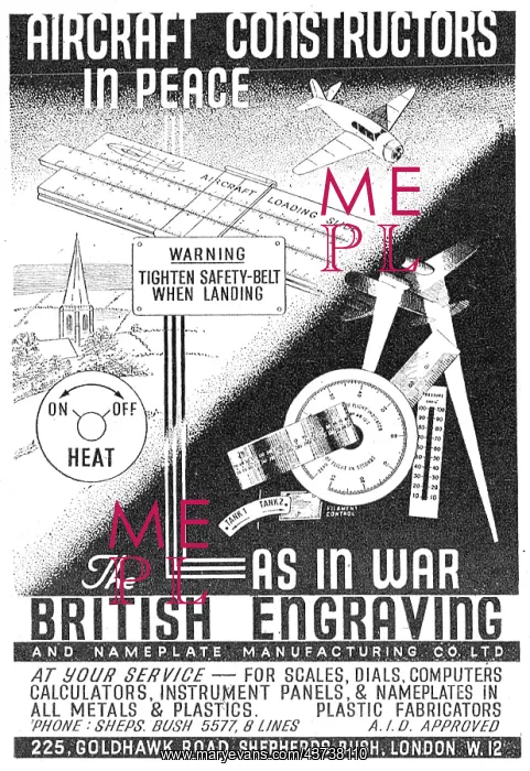 : The British Engraving & Nameplate Manufacturing Co : The British Engraving & Nameplate Manufacturing Co