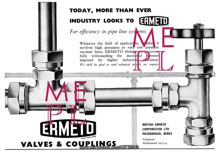 : British Ermeto Valves & Couplings : British Ermeto Valves & Couplings