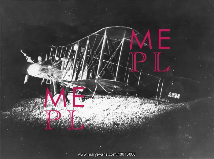 : British FE2B night bomber, Western Front, WW1 : British FE2B night bomber, Western Front, WW1