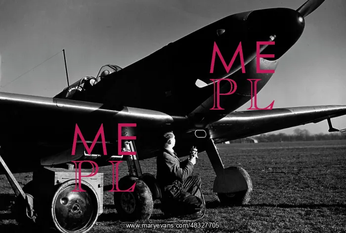 : British fighter plane Spitfire, ca. 1940 : British fighter plane Spitfire, ca. 1940