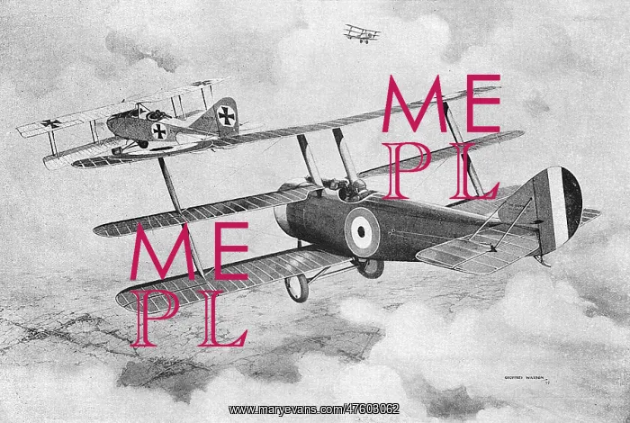 : British fighting triplane in action : British fighting triplane in action