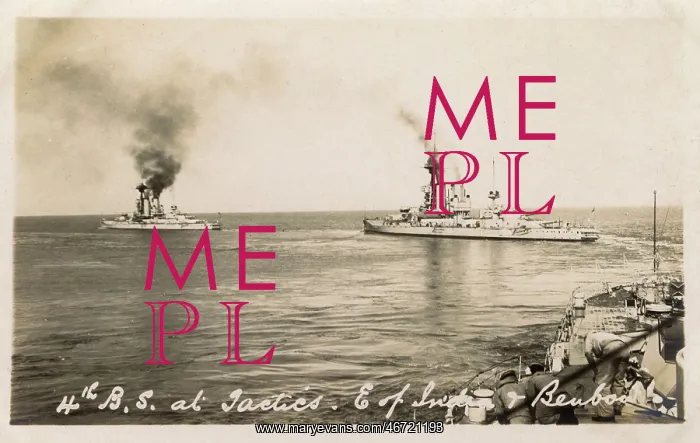 : British Fleet - 4th Battle Squadron on Manoeuvres - 1923 : British Fleet - 4th Battle Squadron on Manoeuvres - 1923