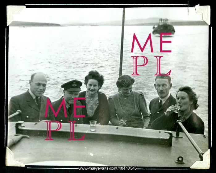  : British forces colleagues at Scapa Flow, WW2