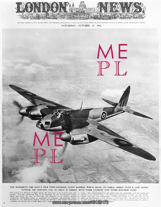 : British de Havilland Mosquito, 1942 : British de Havilland Mosquito, 1942