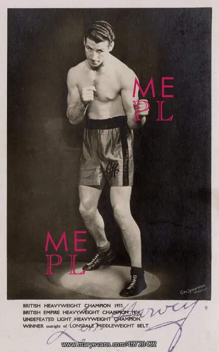 : British Heavyweight Champion Len Harvey : British Heavyweight Champion Len Harvey