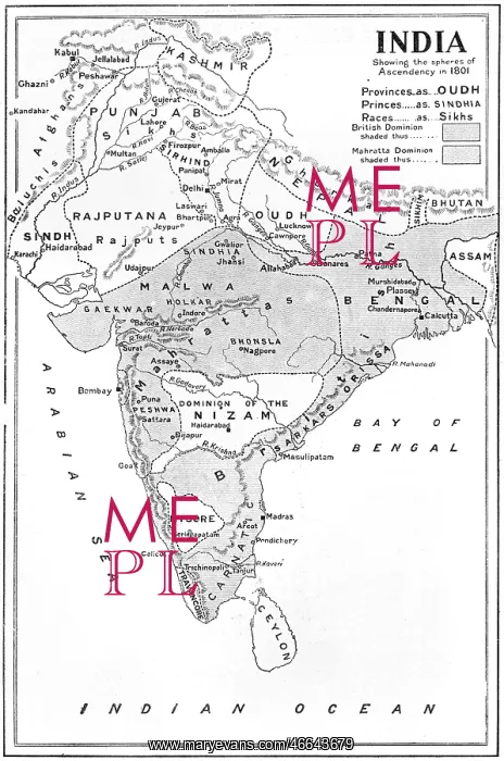 : BRITISH INDIA 1801 : BRITISH INDIA 1801