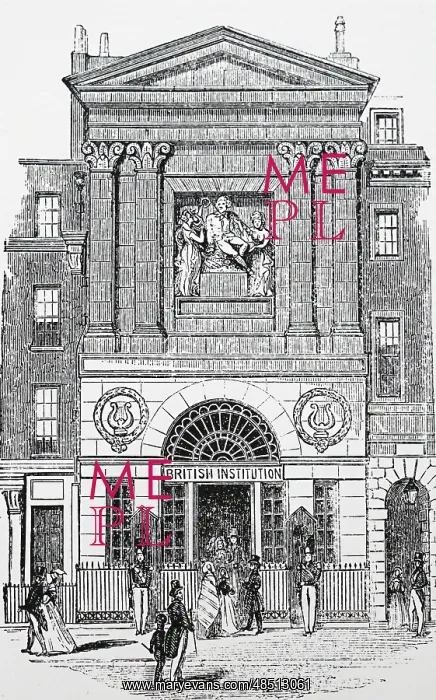 : British Institution, Pall Mall, where an annual : British Institution, Pall Mall, where an annual