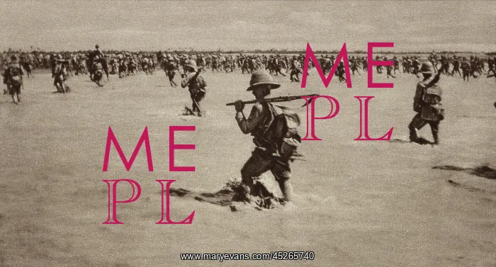 : British invaders advancing through flooded Mesopotamia : British invaders advancing through flooded Mesopotamia