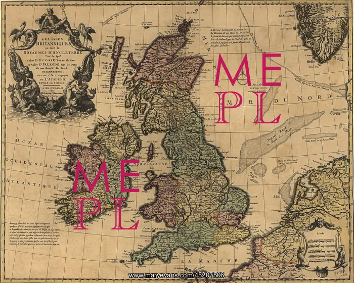 : British Isles in early 18th century map ? : British Isles in early 18th century map ?