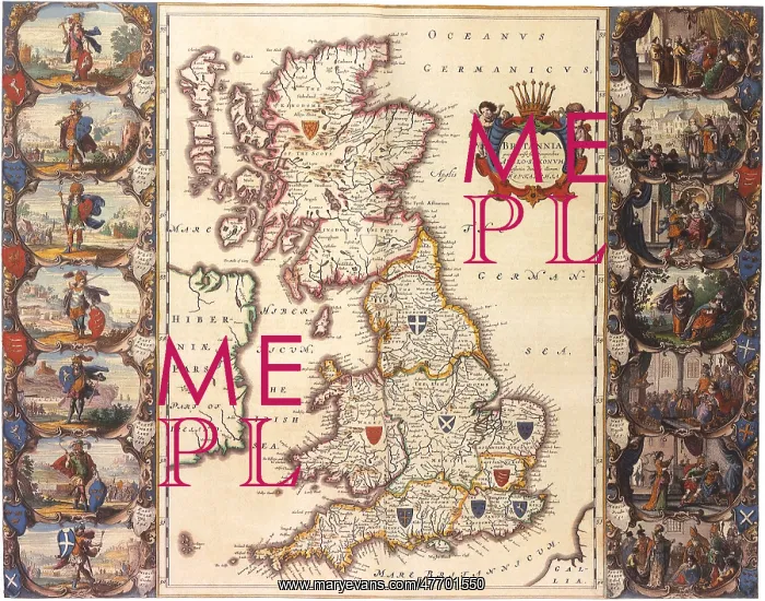  : British Isles Map1645