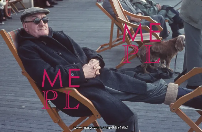 : The British at Leisure series -- man relaxing : The British at Leisure series -- man relaxing
