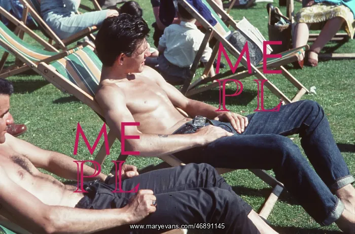 : The British at Leisure series -- men in deckchairs : The British at Leisure series -- men in deckchairs