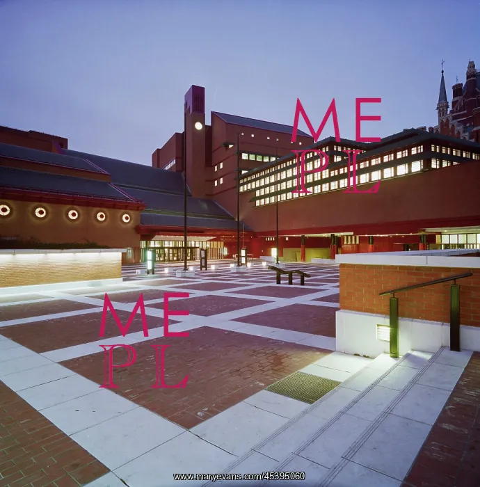 : British Library, Euston Road, St Pancras, Camden, London : British Library, Euston Road, St Pancras, Camden, London