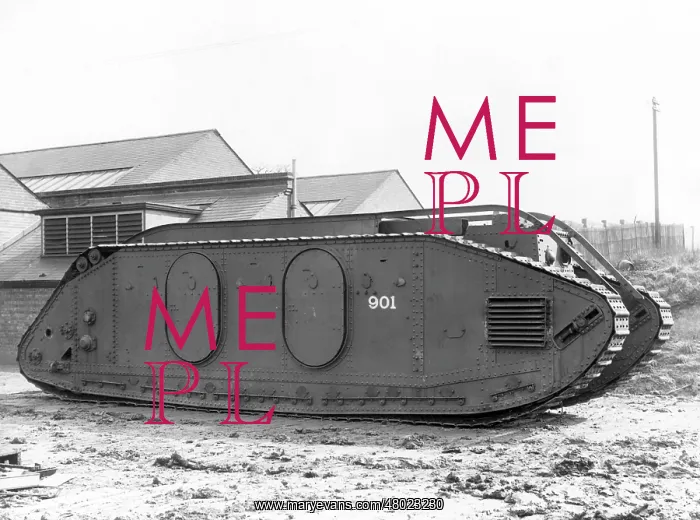 : British Mark IX or supply tank, WW1 : British Mark IX or supply tank, WW1