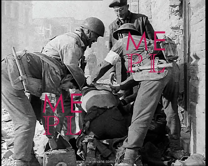 : British Medics Helping a Fellow Soldier : British Medics Helping a Fellow Soldier