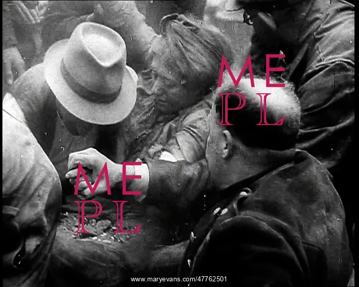  : British Men Pulling An Injured Woman From the