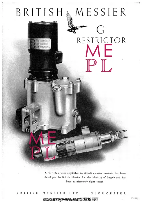 : British Messier G Restrictor : British Messier G Restrictor