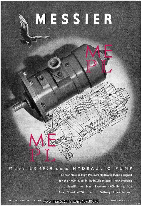 : British Messier Landing Gear & Hydraulic Components : British Messier Landing Gear & Hydraulic Components