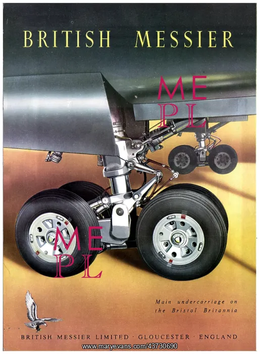 : British Messier Landing Gear & Hydraulic Components : British Messier Landing Gear & Hydraulic Components