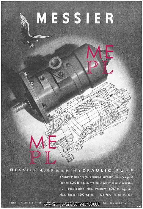 : British Messier Landing Gear & Hydraulic Components : British Messier Landing Gear & Hydraulic Components