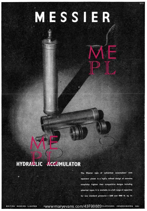 : British Messier Landing Gear & Hydraulic Components : British Messier Landing Gear & Hydraulic Components