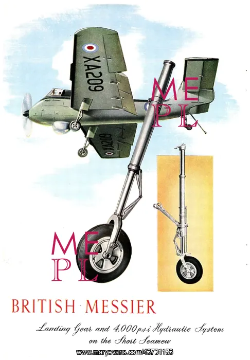 : British Messier Landing Gear & Hydraulic Components : British Messier Landing Gear & Hydraulic Components