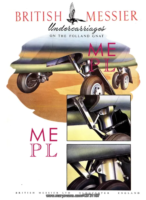  : British Messier Landing Gear & Hydraulic Components