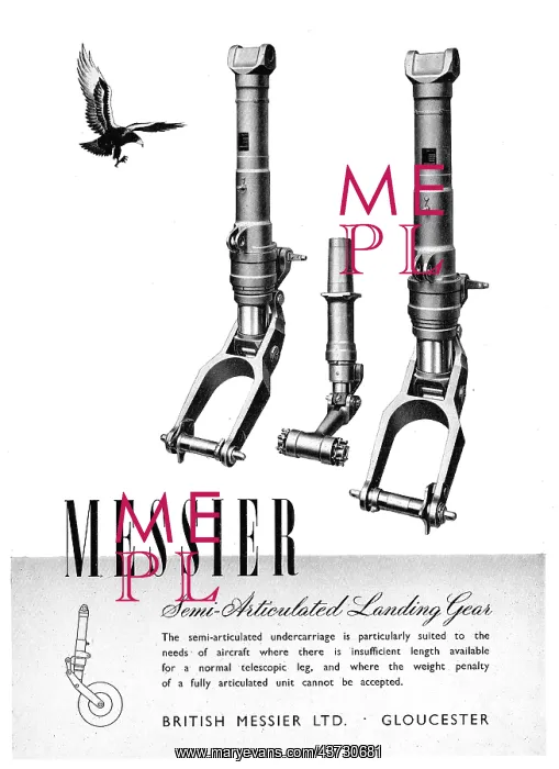 : British Messier Landing Gear Systems & Components : British Messier Landing Gear Systems & Components