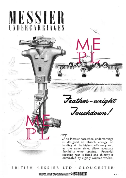 : British Messier Undercarriages : British Messier Undercarriages